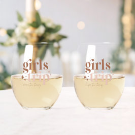 Girls Trip Goedkoper dan Therapy Welcome Bag Wijnglas Zonder Voet