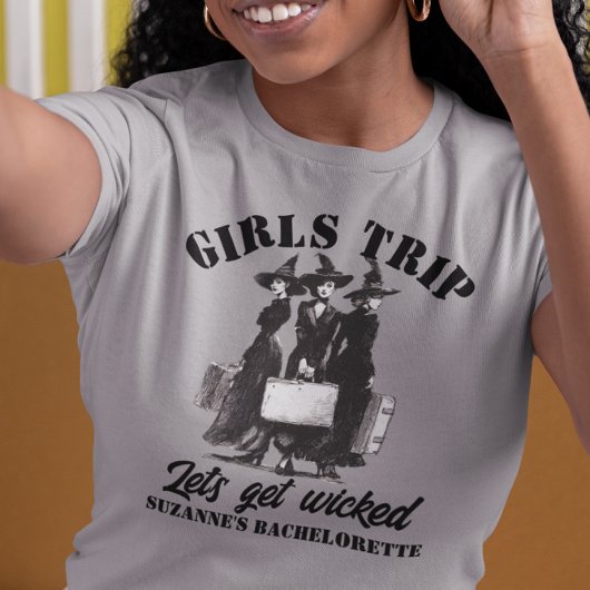 Girls Trip Halloween Witches Custom Party  T-shirt