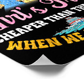 Girls Trip Hilarious Friends Fun Boat Ocean Travel Poster (Hoek)