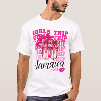 Girls trip Jamaica 2023 for Womens Weekend, Birthd T-shirt