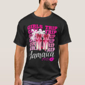 Girls trip Jamaica 2023 for Womens Weekend, Birthd T-shirt (Voorkant)