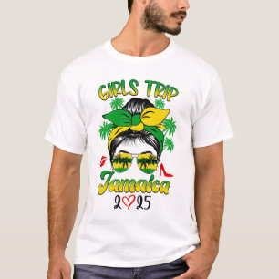 Girls Trip Jamaica 2025 voor vrouwen Squad Summer  T-shirt