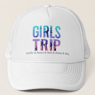 Girl's Trip kleuren en tekst Trucker Pet