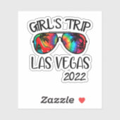 Girls Trip Las Vegas 2022 Sunglasses Summer Vacati Sticker (Vel)