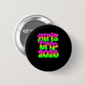Girls Trip New Orleans Louisiana 2026 Graffiti Gre Ronde Button 5,7 Cm (Voorkant /achterkant)
