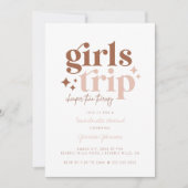 Girls Trip + reisweg Kaart (Voorkant)