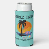 Girls trip zomervakantie, zomer seltzer blikjeskoeler (Seltzer Achterkant)