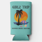 Girls trip zomervakantie, zomer seltzer blikjeskoeler (Achterkant)