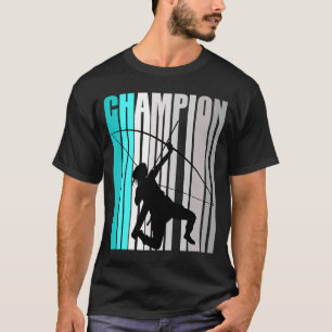 Girls Turquoise Archery Champion Birthday Archer T-shirt