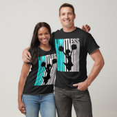 Girls Turquoise Cheerlead Limitless Birthday En T-shirt (Unisex)