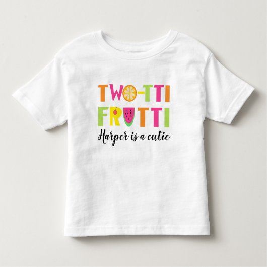Girls Two-tii Frutti T-shirt (Voorkant)