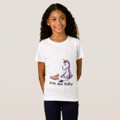 Girl's Unicorn Cotton T-shirt | Kleding van Kind (Voorkant volledig)
