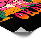 Girls Valentines Day Hearts Yeah Sure Okay Western Poster (Hoek)