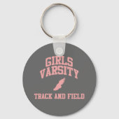 Girls Varsity Track en Field Sleutelhanger (Voorkant)