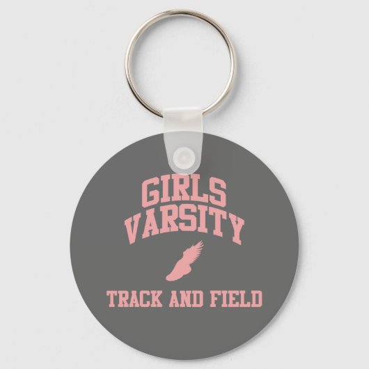 Girls Varsity Track en Field Sleutelhanger (Voorkant)