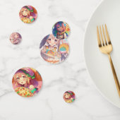 Girl's Verjaardag Pizza Party Anime Thema Confetti (Groep)