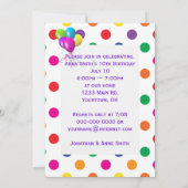 Girl's Verjaardagsfeestmagazine Kaart (Achterkant)