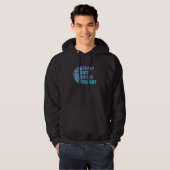 Girls Volleyball Bump Set Spike Repeat Turquoise P Hoodie (Voorkant volledig)