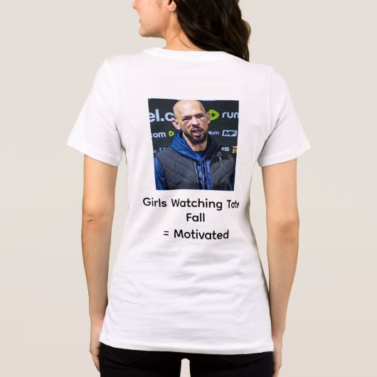 Girls Watching Tate Fall: Motivated Tri-Blend Shirt (Achterkant)