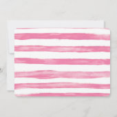 Girls Waterverf Balloon Bow 1e verjaardag ballon Kaart (Achterkant)