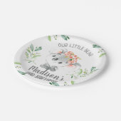 Girls Waterverf Koala Beer Birthday Papieren Bordje (Gekanteld)