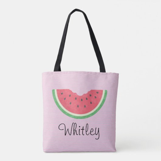 Girls Waterverf Watermelon T-Shirt Beach Towel Tote Bag (Achterkant)