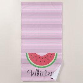 Girls Waterverf Watermelon T-Shirt Strandlaken