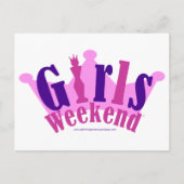 Girls Weekend Briefkaart (Voorkant)