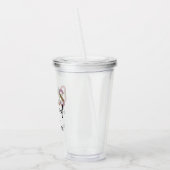 Girls Weekend Cheetah Print Girls reisweg Acryl Drinkbeker (Links)