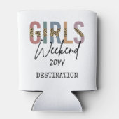 Girls Weekend Cheetah Print Girls reisweg Blikjeskoeler (Achterkant)