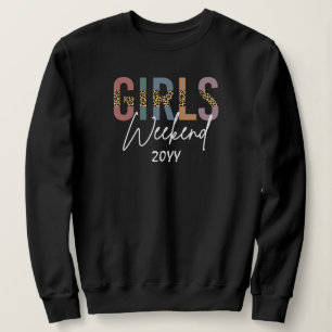 Girls Weekend Cheetah Print Girls reisweg Trui
