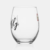 Girls Weekend Cheetah Print Girls reisweg Wijnglas Zonder Voet (Rechts)