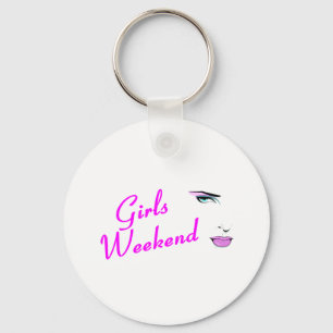 Girls Weekend (Face) Sleutelhanger