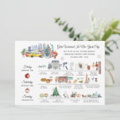 Girls Weekend | Kerstmis in New York City Kaart (Staand voorkant)