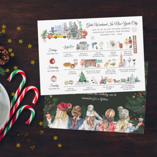 Girls Weekend | Kerstmis in New York City Kaart