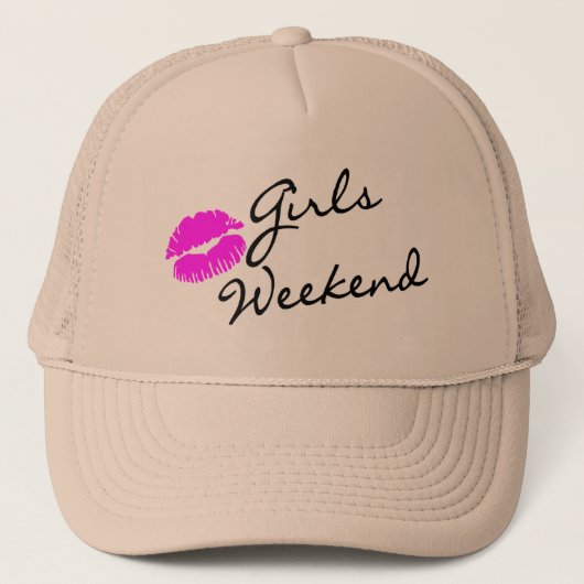 Girls Weekend (Kiss Blk) Trucker Pet (Voorkant)