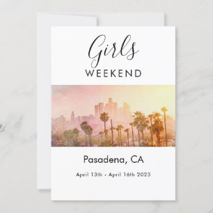 Girls Weekend LA Bachelorette Trip Kaart