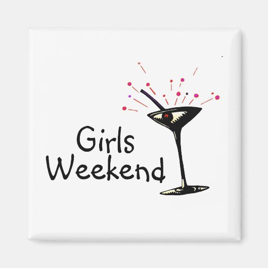 Girls Weekend Magneet (Voorkant)