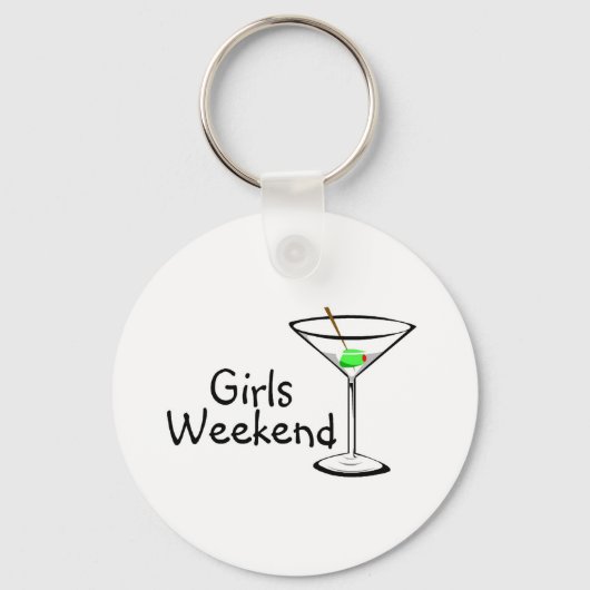 Girls Weekend (Martini 2) Sleutelhanger (Voorkant)
