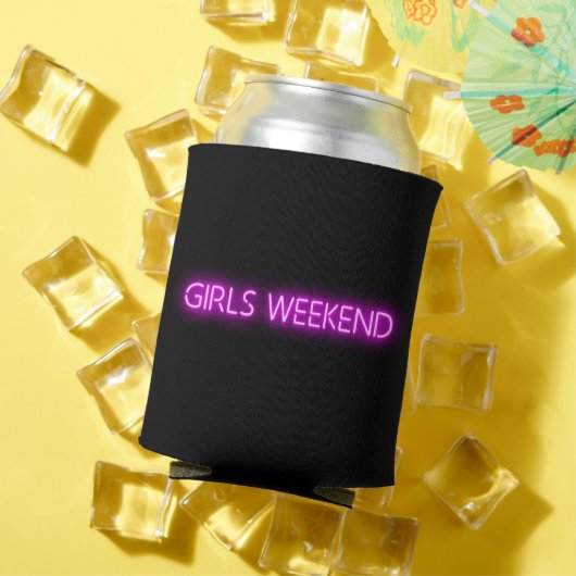 GIRLS WEEKEND Neon LED Sign Blikjeskoeler (Insitu Zomer)
