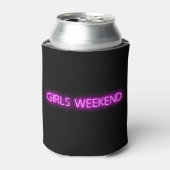 GIRLS WEEKEND Neon LED Sign Blikjeskoeler (Blikje Voorkant)