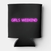 GIRLS WEEKEND Neon LED Sign Blikjeskoeler (Voorkant)