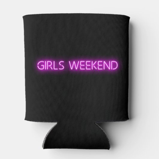 GIRLS WEEKEND Neon LED Sign Blikjeskoeler (Achterkant)