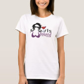 Girls Weekend Paars T-shirt (Voorkant)