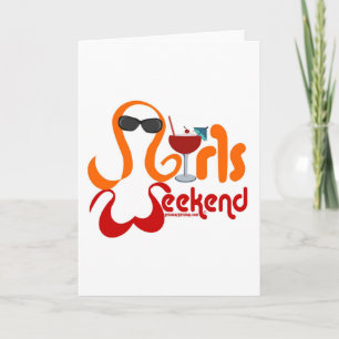 Girls Weekend Party Kaart