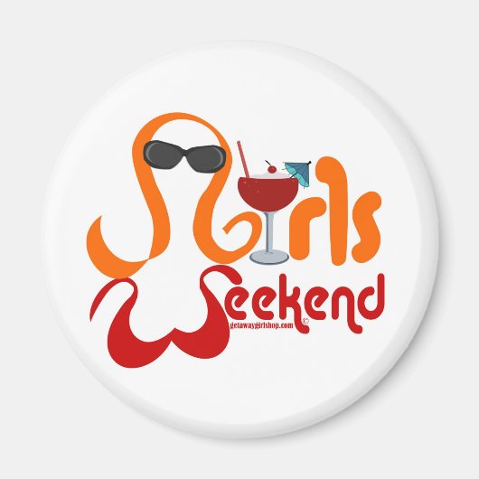 Girls Weekend Party Magneet (Voorkant)