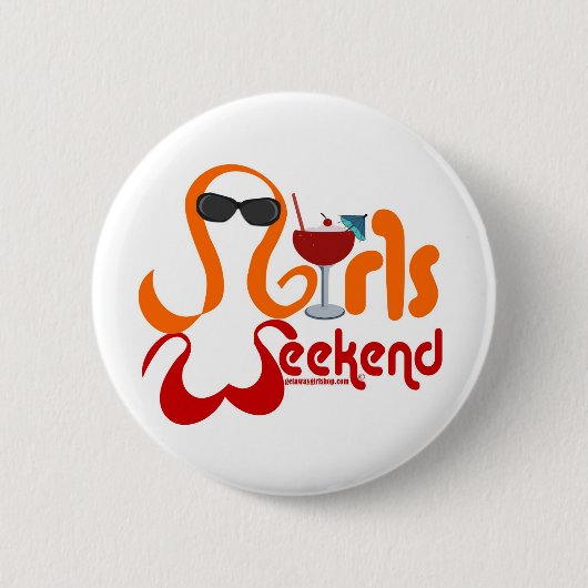 Girls Weekend Party Ronde Button 5,7 Cm (Voorkant)