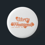 Girls Weekend Retro Bachelorette Party Bride Ronde Button 5,7 Cm<br><div class="desc">Begin het feestweekeinde meteen met deze leuke en retro Girls Weekend-knop die perfect is voor bachelorette en verjaardagsfeestjes! Hij is uitgerust met een geïnspireerde, roovy oranje vormgeving van 70's en een trendy en retromodern geïnspireerd lettertype. Pas de objecten eenvoudig aan met uw stad en staat in de bovenstaande persoonlijke instellingen....</div>