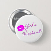 Girls Weekend Ronde Button 5,7 Cm (Voorkant /achterkant)