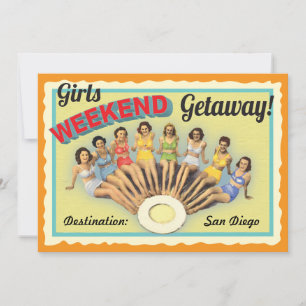 Girls Weekend Uitnodiging
